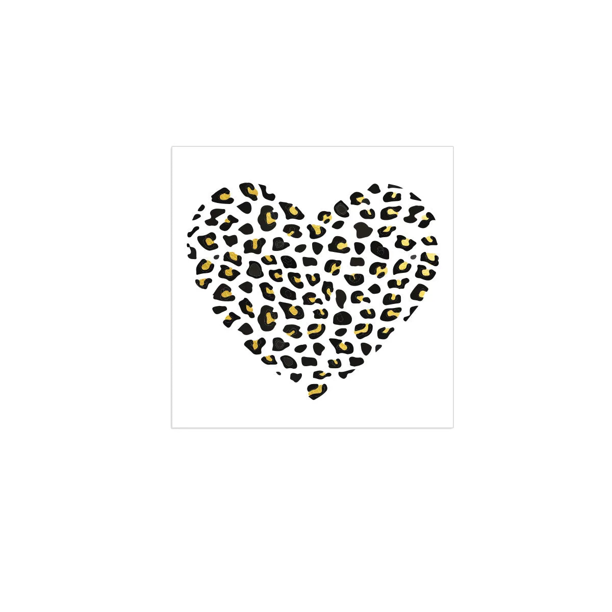 2 PACK Cheetah Heart