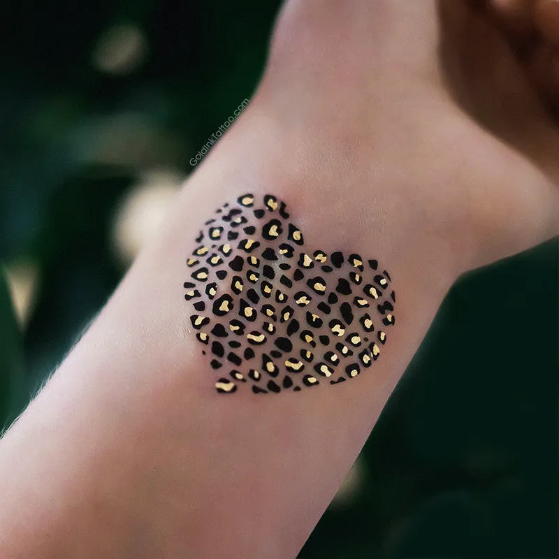 2 PACK Cheetah Heart
