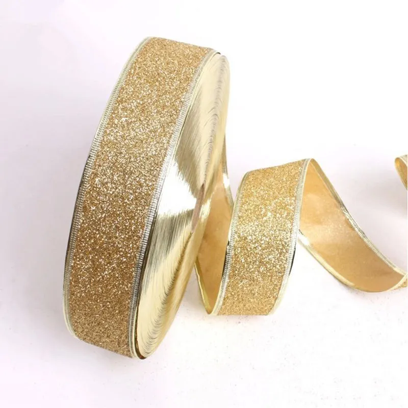 2M Glitter Ribbon Party Home Wedding DIY Decoration
