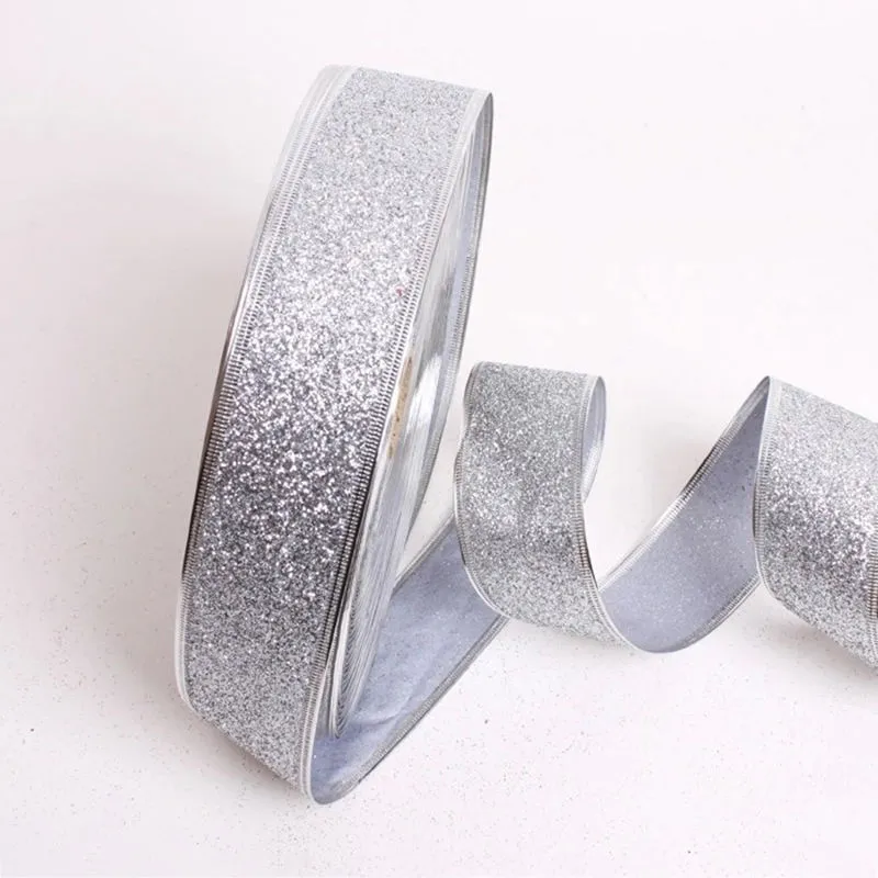 2M Glitter Ribbon Party Home Wedding DIY Decoration