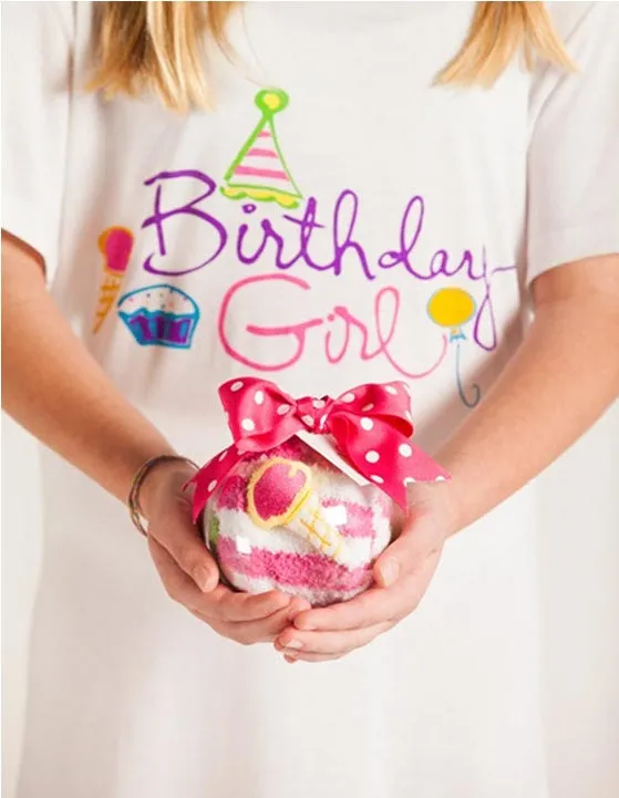 $5.00 min 12 - ICE CREAM CONE SOCK IN GIFT ORN MIN 12