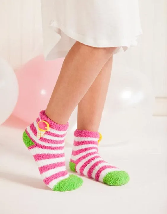 $5.00 min 12 - ICE CREAM CONE SOCK IN GIFT ORN MIN 12