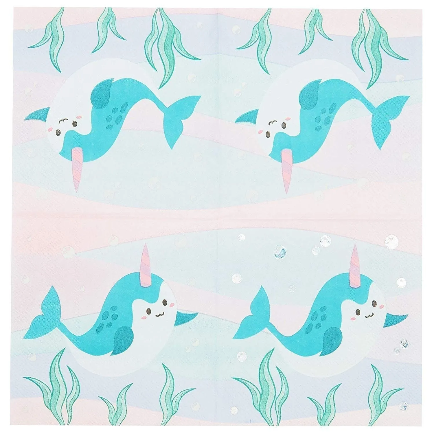50x Cocktail Napkins For Kids Birthday Party Dinner Decorative 5