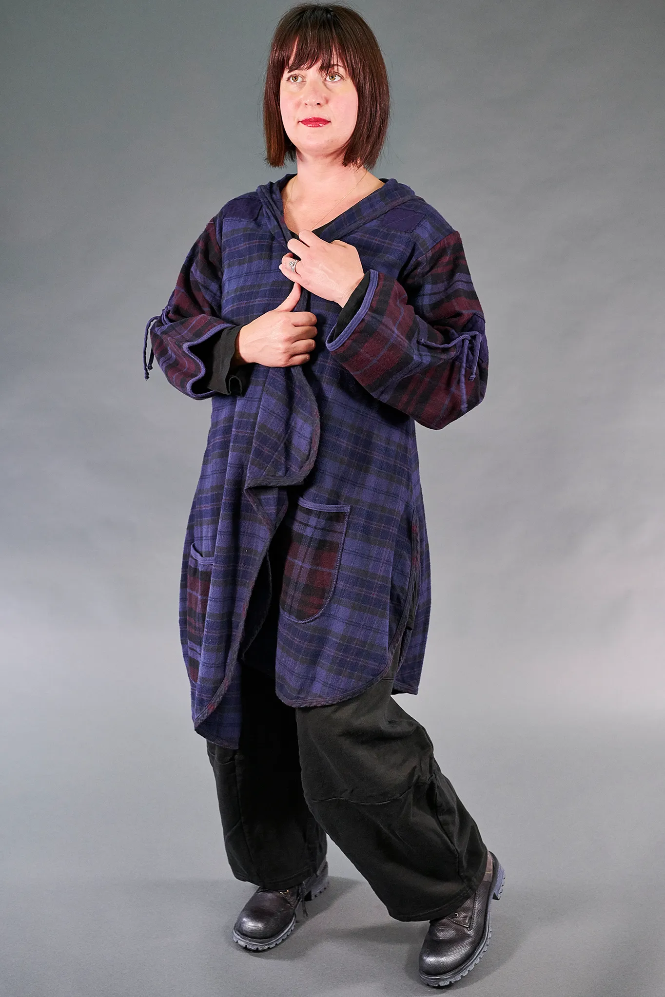 5104 Plaid Flannel Jacket-Odyssey Blue-U