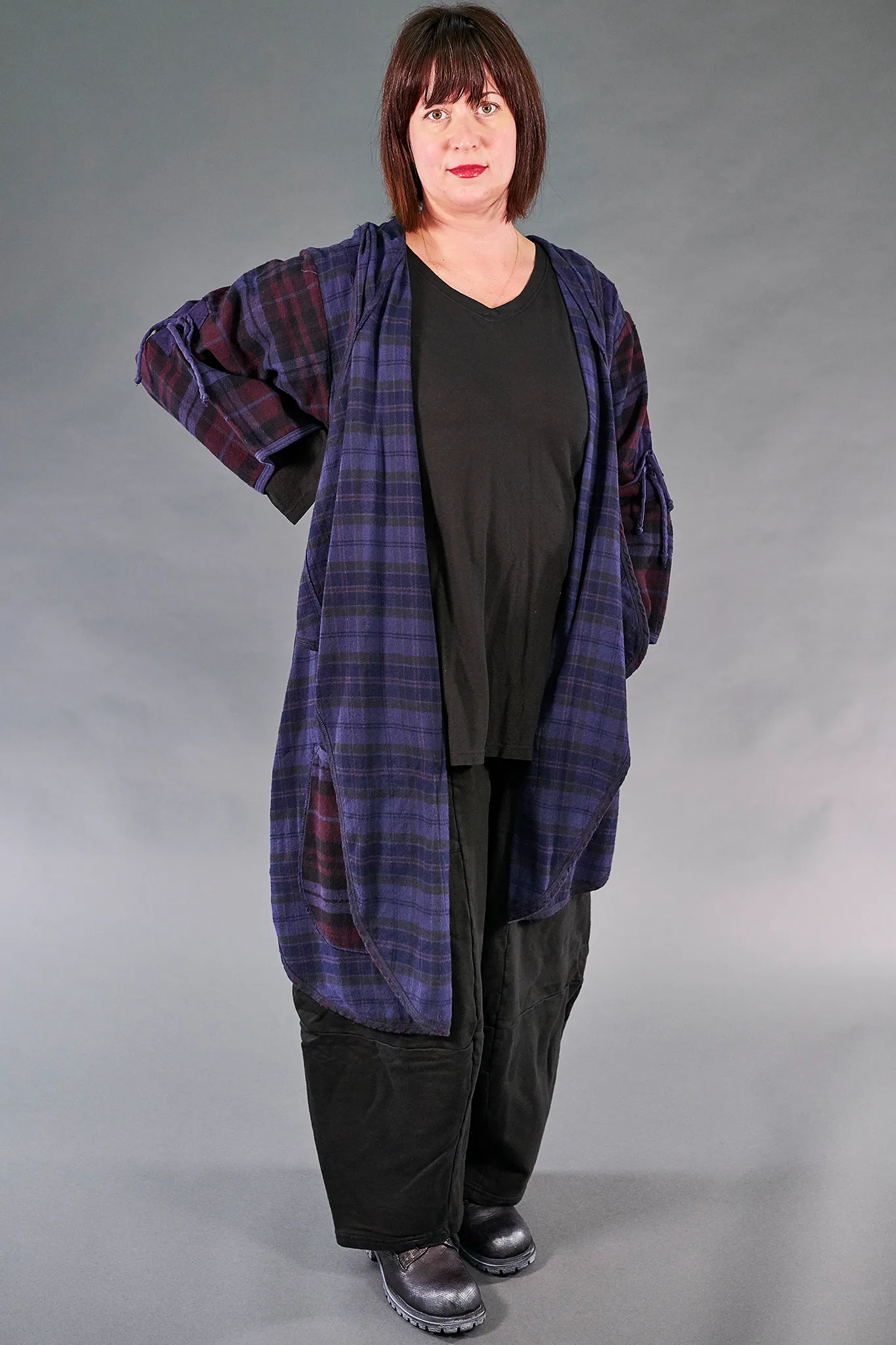 5104 Plaid Flannel Jacket-Odyssey Blue-U