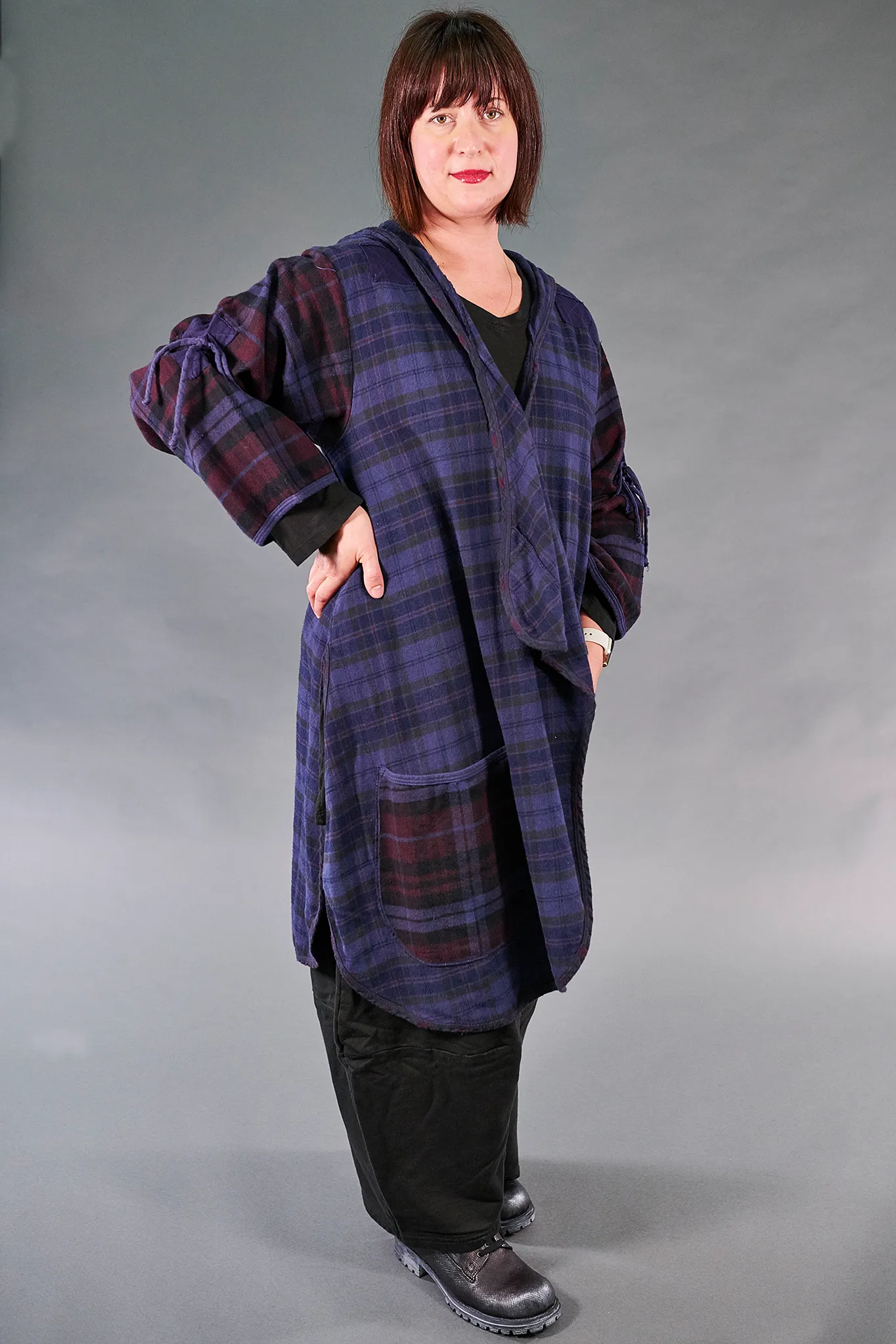 5104 Plaid Flannel Jacket-Odyssey Blue-U