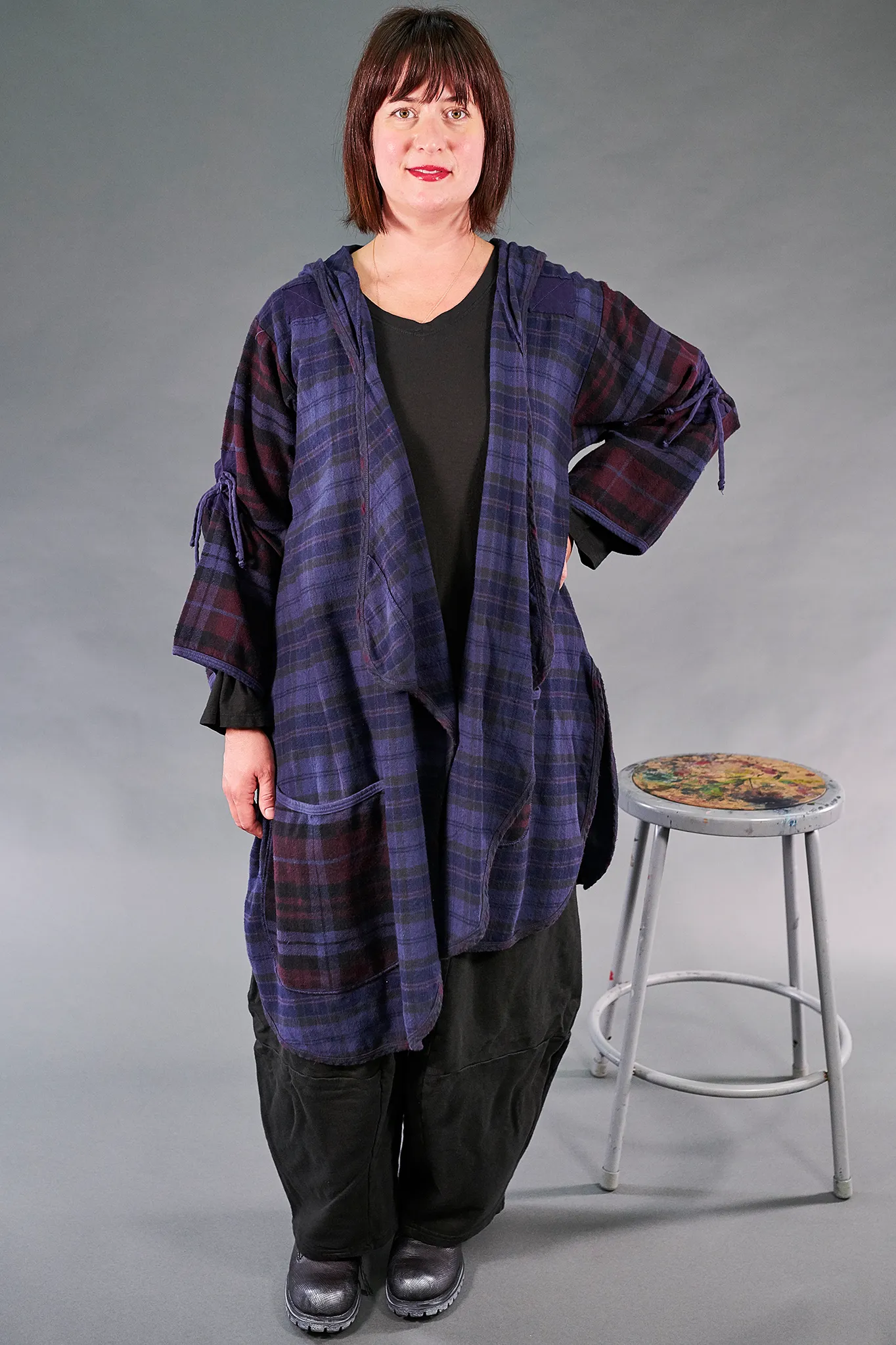 5104 Plaid Flannel Jacket-Odyssey Blue-U