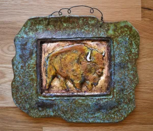 8x10 Buffalo Stone Decor
