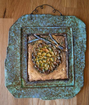 9x10 Pine Cone Stone Decor