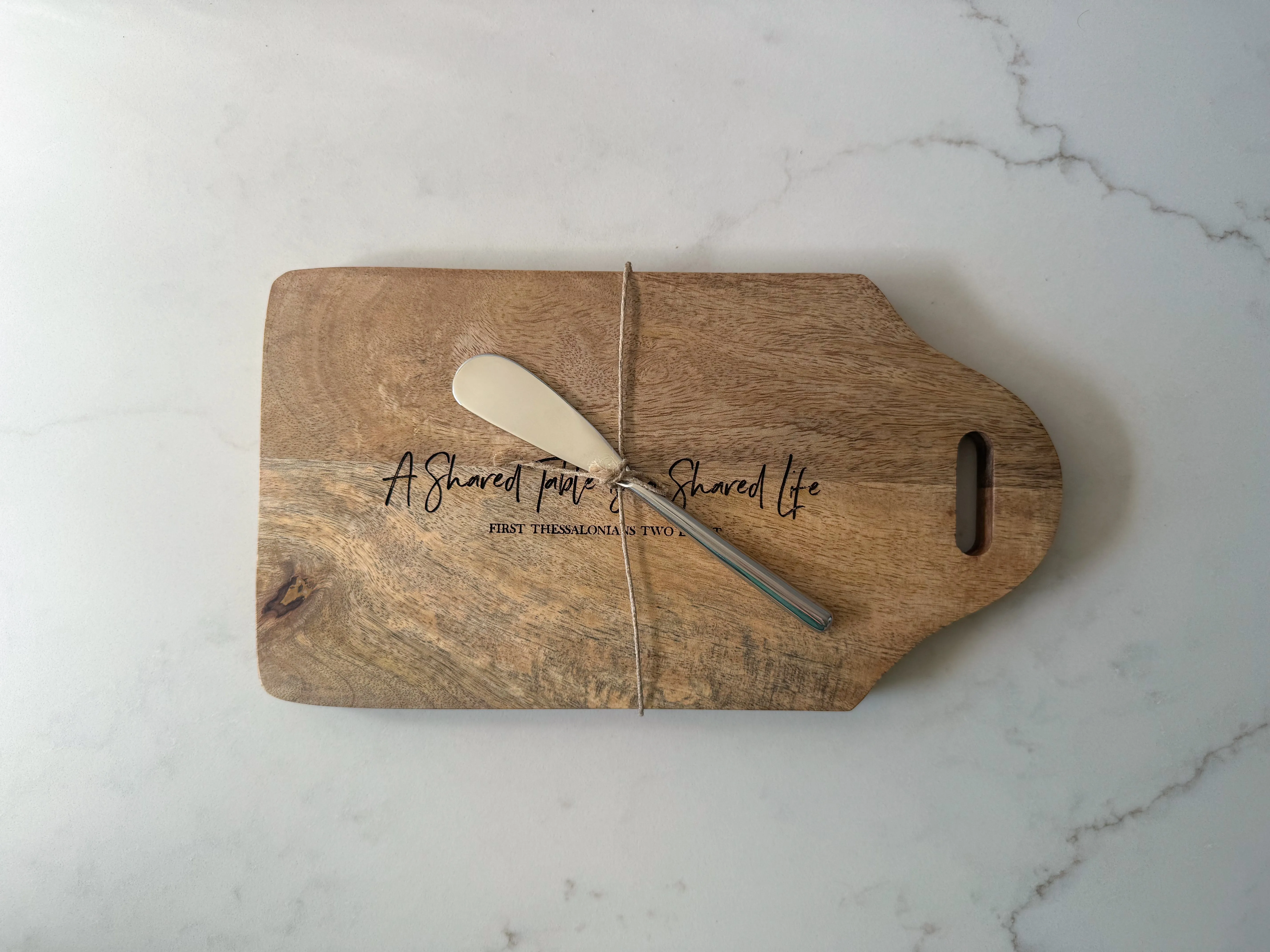 A Shared Table Serving Board