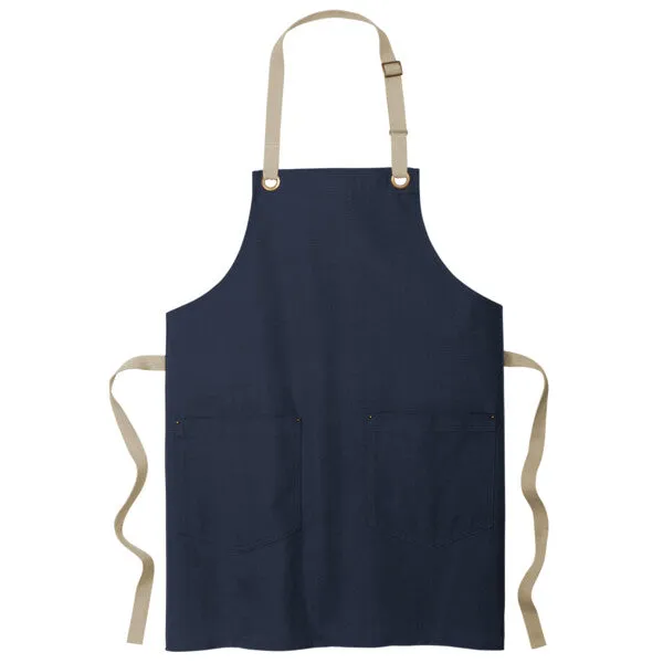 A815 Canvas Full Length Two Pocket Apron