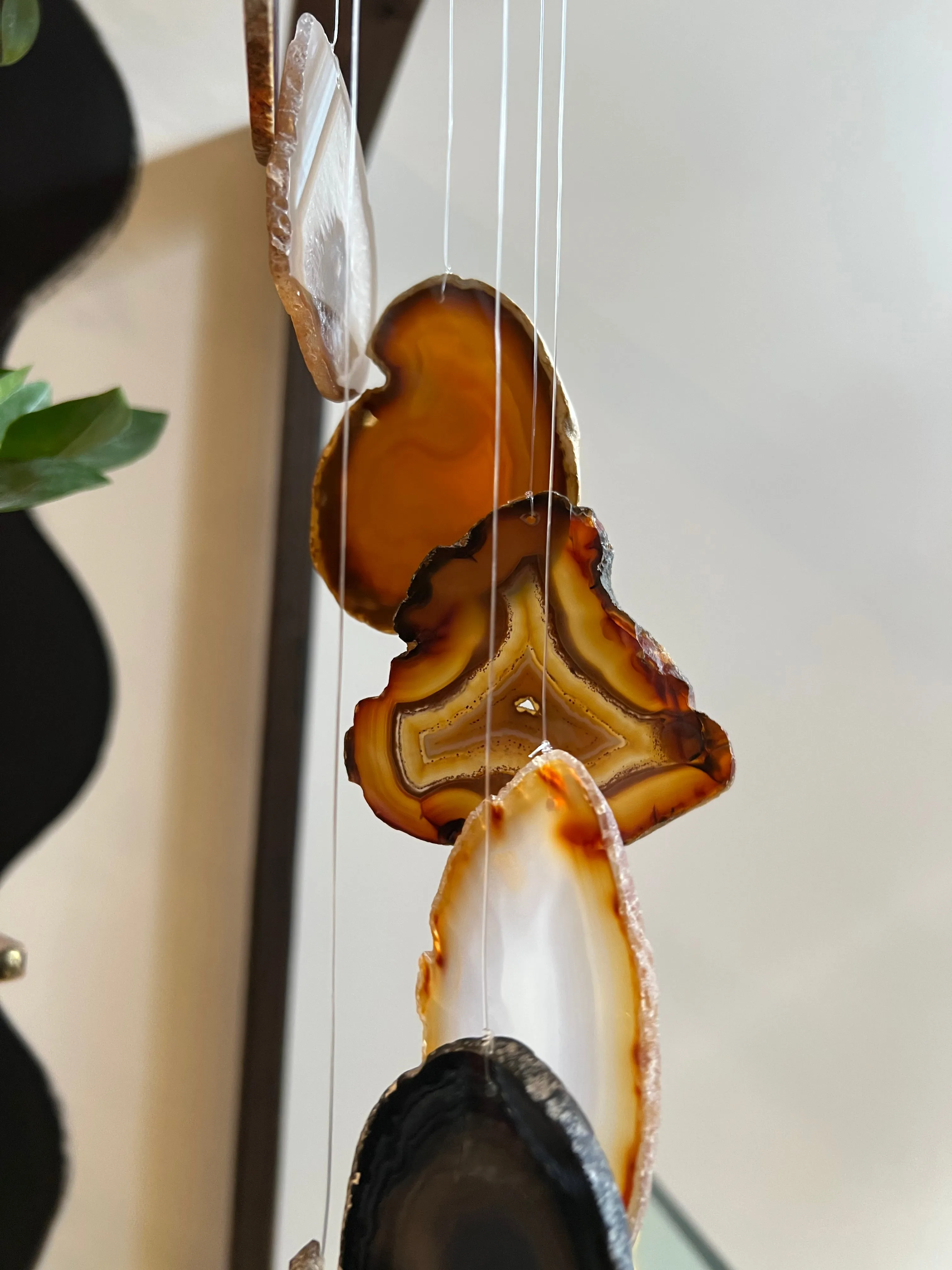 Agate Slice Wind Chime