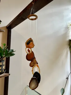Agate Slice Wind Chime