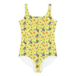 Akili Yellow Kids Swimsuit