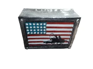 American Flag Cowboy Home decor