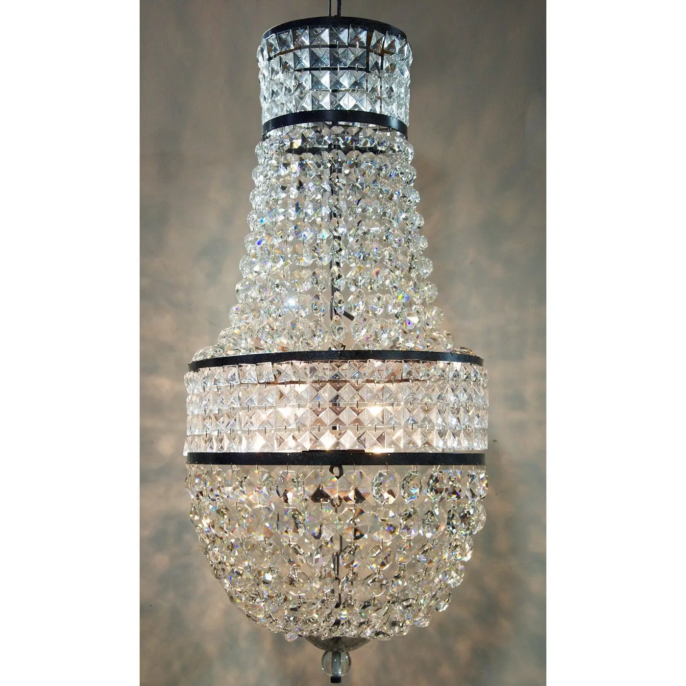 Anna Chandelier, Black Steel