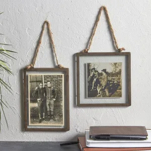 Antiqued Hanging Frame