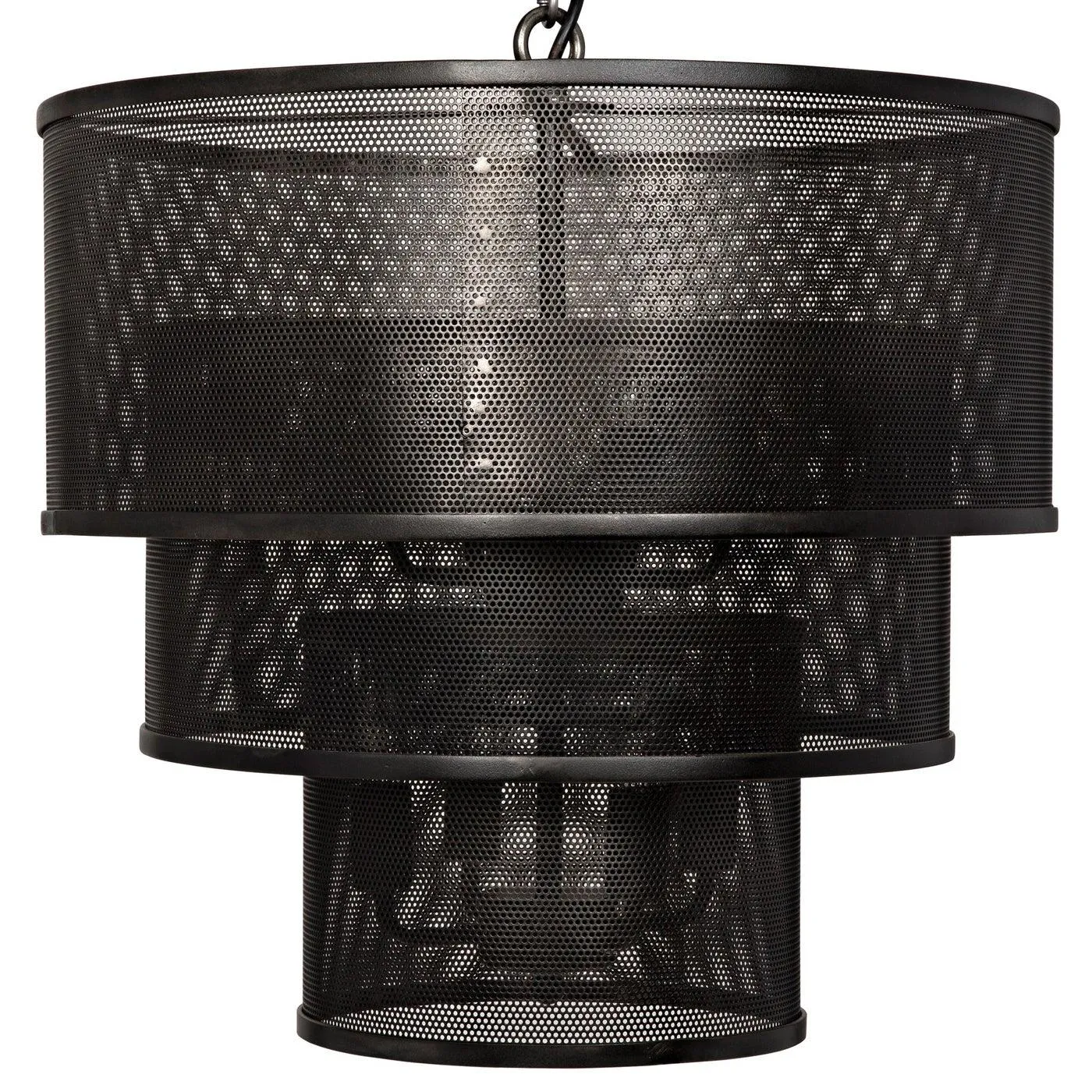 Arena Pendant, Black Steel