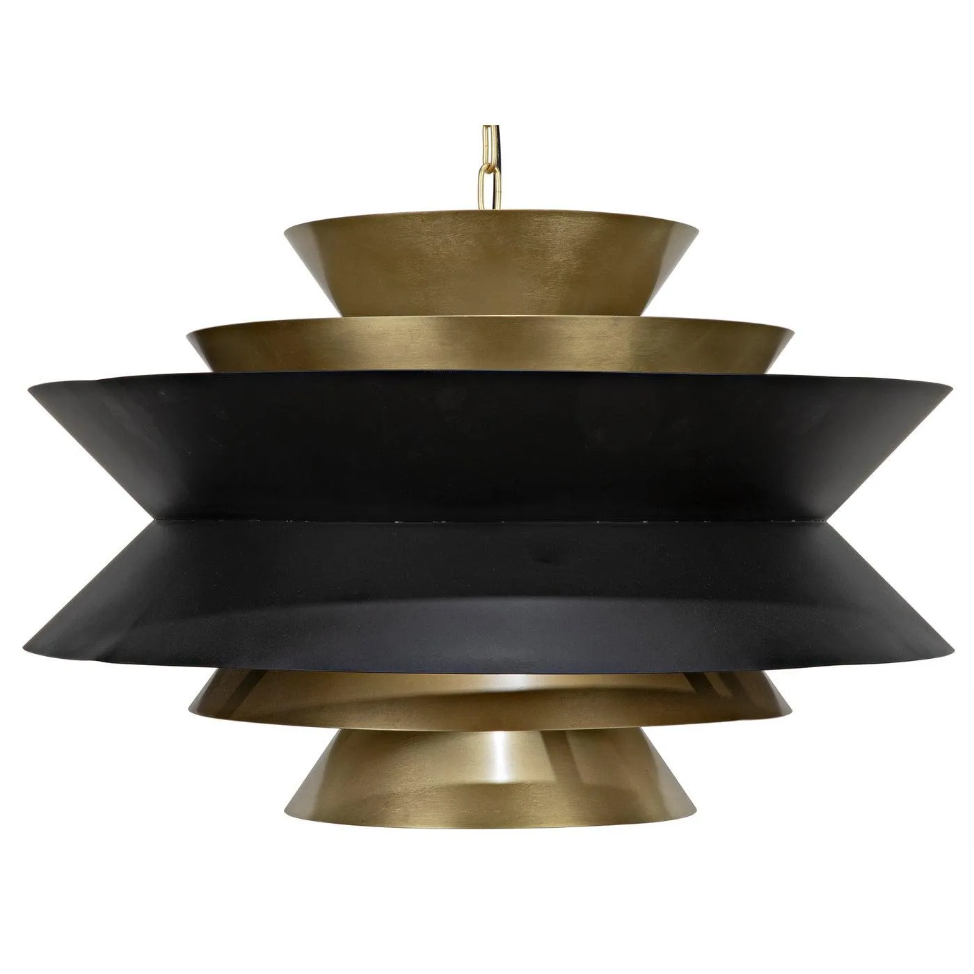 Arion Pendant, Steel with Brass Finish