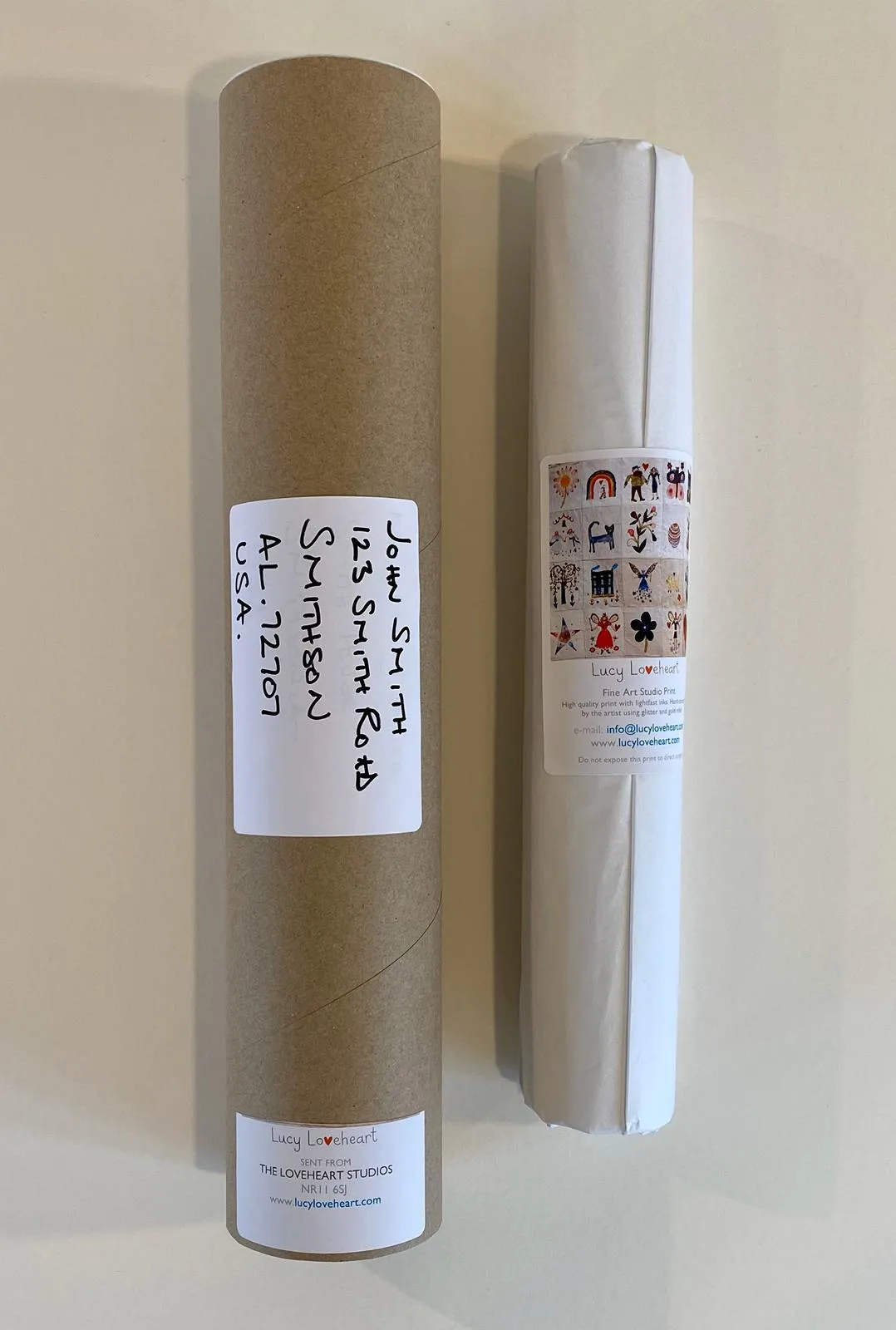 Art Print in a Tube | Royal Tea Party | Lucy Loveheart
