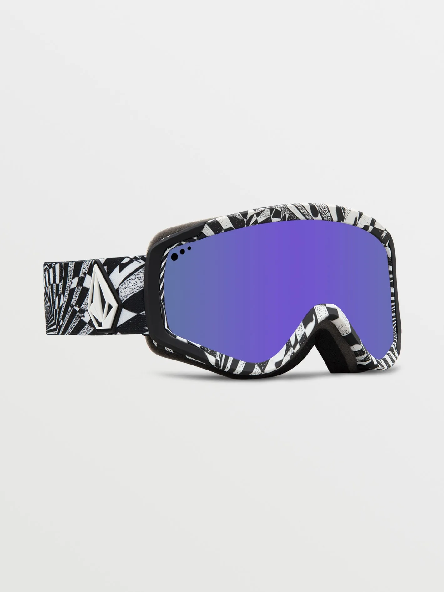 Attunga Youth Op Art Goggle (  Bonus Lens - Yellow) - PURPLE CHROME