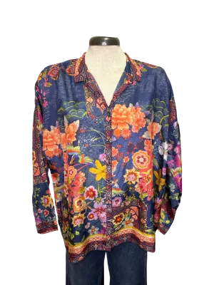 Audrey Oversized Blouse Dreamer Blue