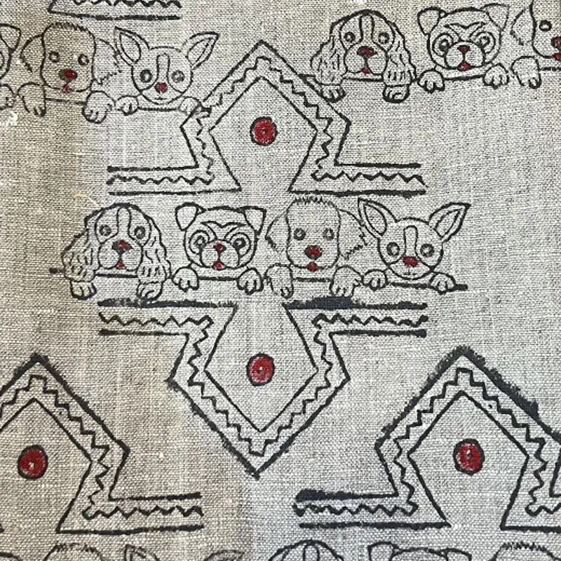 August  Dog Days of Summer Tea Towel