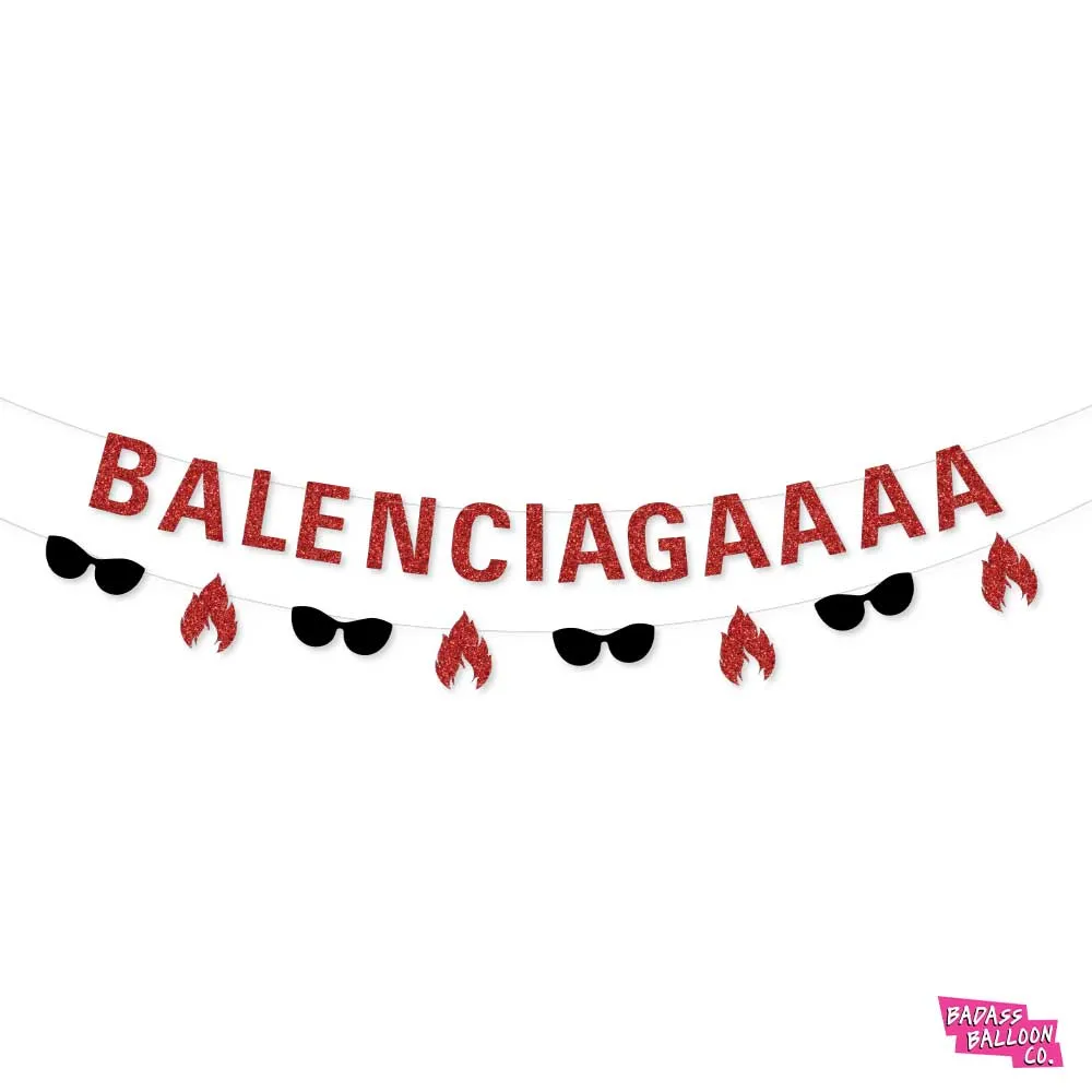 BALENCIAGAAAA | Coven Party Banner | Funny Halloween Decor