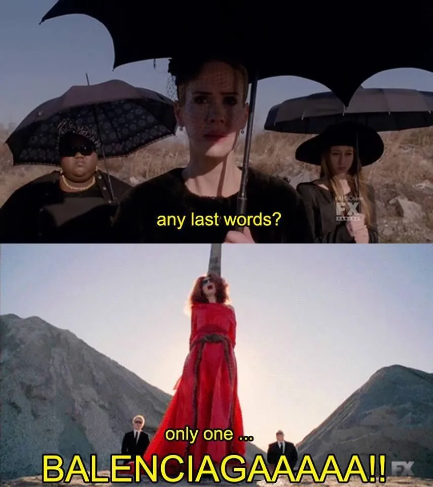 BALENCIAGAAAA | Coven Party Banner | Funny Halloween Decor