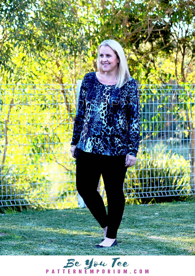 Be You Tee | Relaxed T-shirt Sewing Pattern