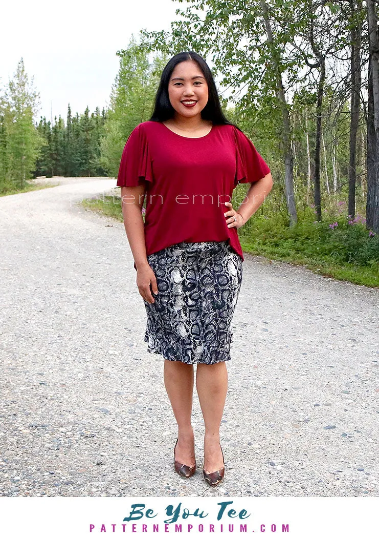 Be You Tee | Relaxed T-shirt Sewing Pattern