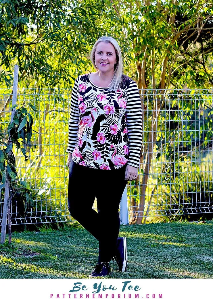 Be You Tee | Relaxed T-shirt Sewing Pattern