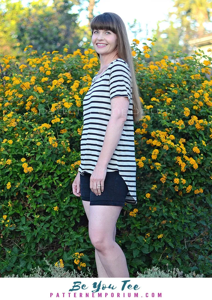 Be You Tee | Relaxed T-shirt Sewing Pattern