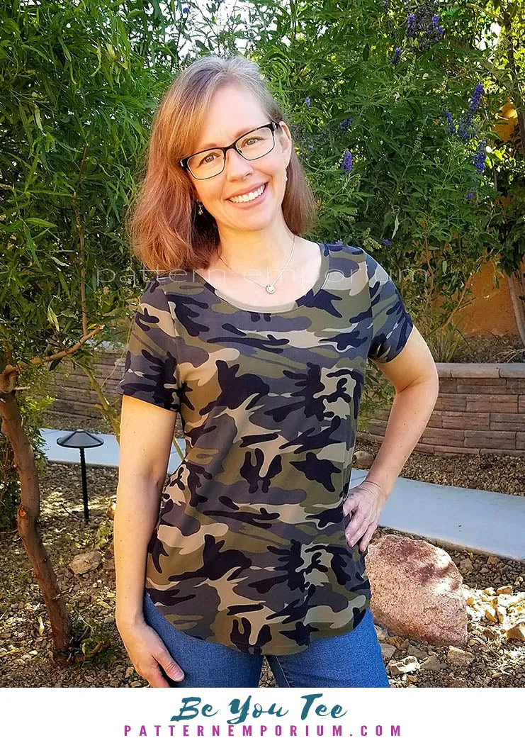 Be You Tee | Relaxed T-shirt Sewing Pattern