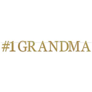 Beistle #1 Grandma Streamer 60.25 in  x 4' 9 in  (1/Pkg) Party Supply Decoration : Mothers/Fathers Day