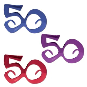 Beistle 50th Fanci-Frames (1 per package) - Party Supply Decoration for Birthday