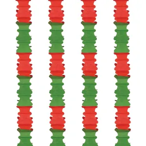 Beistle Ceiling Drops - Red and Green - Party Supply Decoration for Christmas / Winter