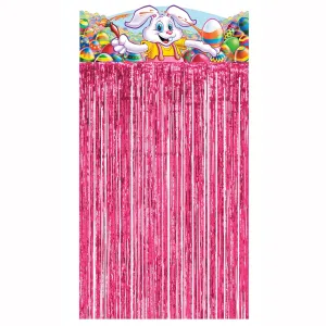 Beistle Easter Bunny Character Curtain - Party Supply Decoration for Easter