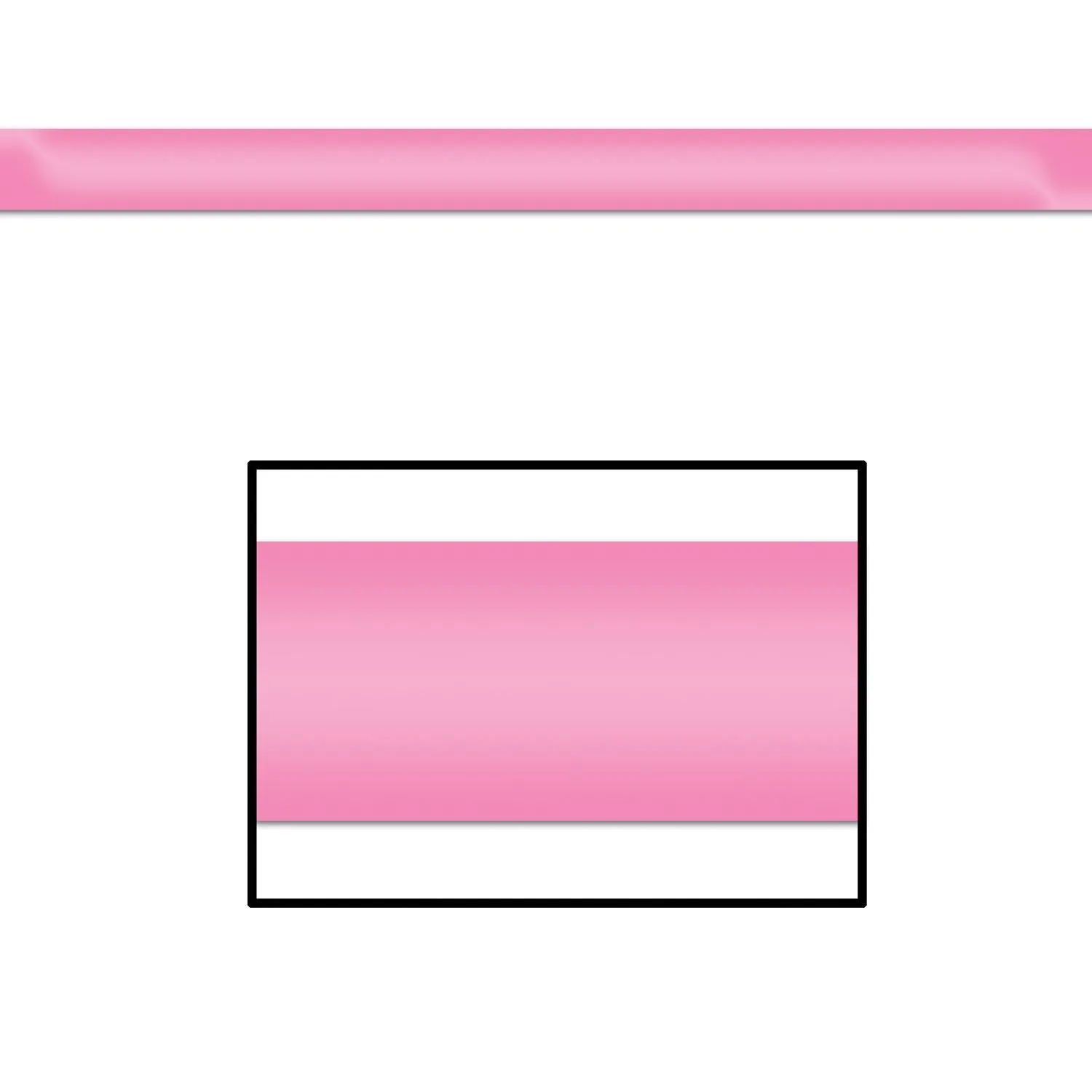 Beistle Gleam 'N Streamer 2 in  x 200' (1/Pkg) Party Supply Decoration : Baby Shower