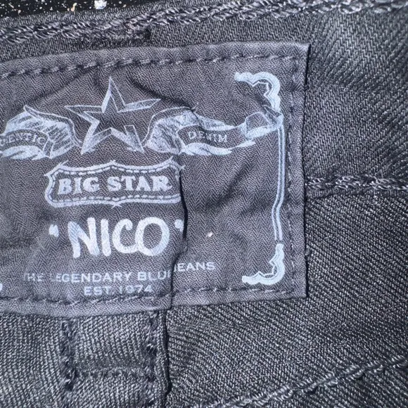Big Star Black Jeans EUC