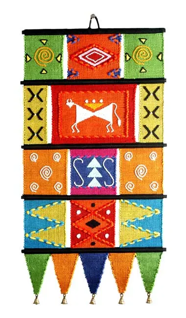 Birth Of A Poem - Tribal Style Wall Hanging