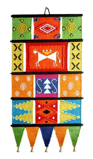 Birth Of A Poem - Tribal Style Wall Hanging