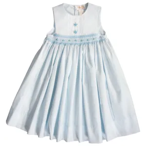 Blue Callado English Smocked Sundress