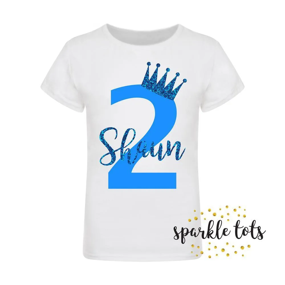 Boys Birthday Bodysuit or T-Shirt | Personalised Custom Birthday Top