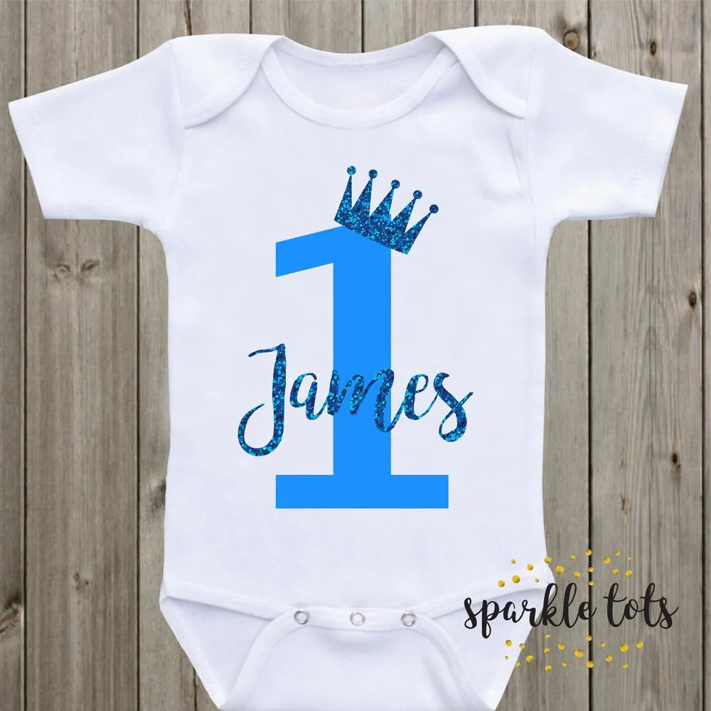 Boys Birthday Bodysuit or T-Shirt | Personalised Custom Birthday Top