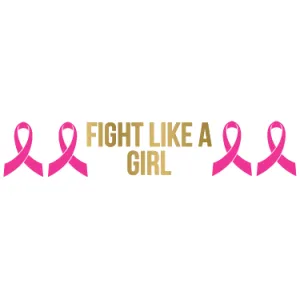 Breast Cancer - Fight Like A Girl Pink Ribbon Bracelet