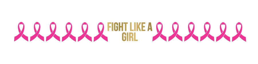 Breast Cancer - Fight Like A Girl Pink Ribbon Bracelet