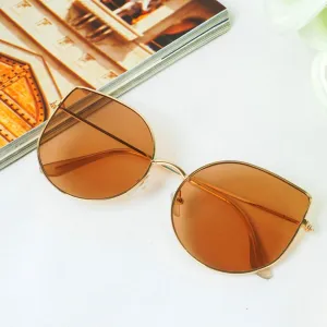 Brown Large Cat Eye Shades