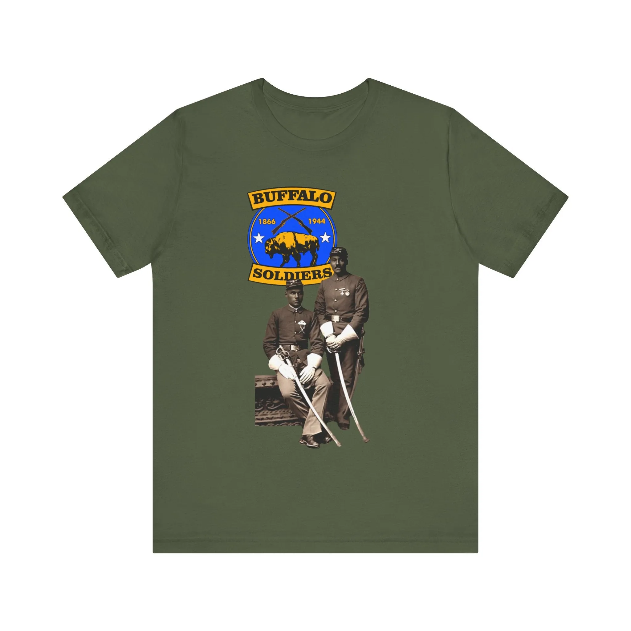Buffalo Soldiers/9th & 10th Calvary: Unisex Jersey Tee