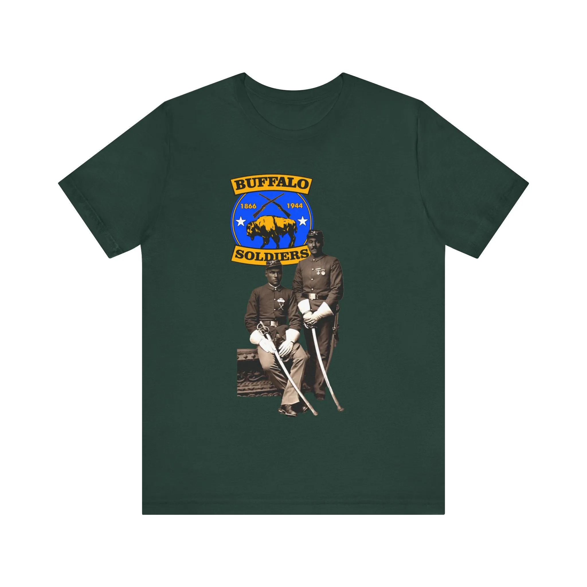 Buffalo Soldiers/9th & 10th Calvary: Unisex Jersey Tee